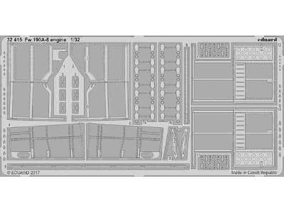 Fw 190A-8 engine 1/32 - Revell - image 1