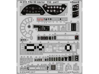 F4U-1D interior 1/32 - Tamiya - image 1