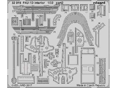 F4U-1D interior 1/32 - Tamiya - image 2