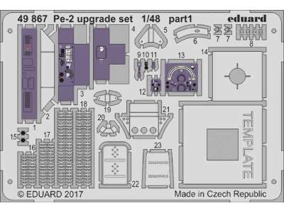 Pe-2 upgrade set 1/48 - Eduard - image 1