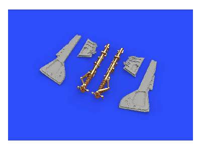 Fw 190A-3/ A-4 undercarriage legs BRONZE 1/48 - Eduard - image 7