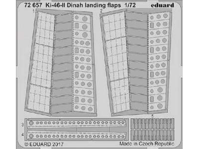 Ki-46-II Dinah landing flaps 1/72 - Hasegawa - image 1