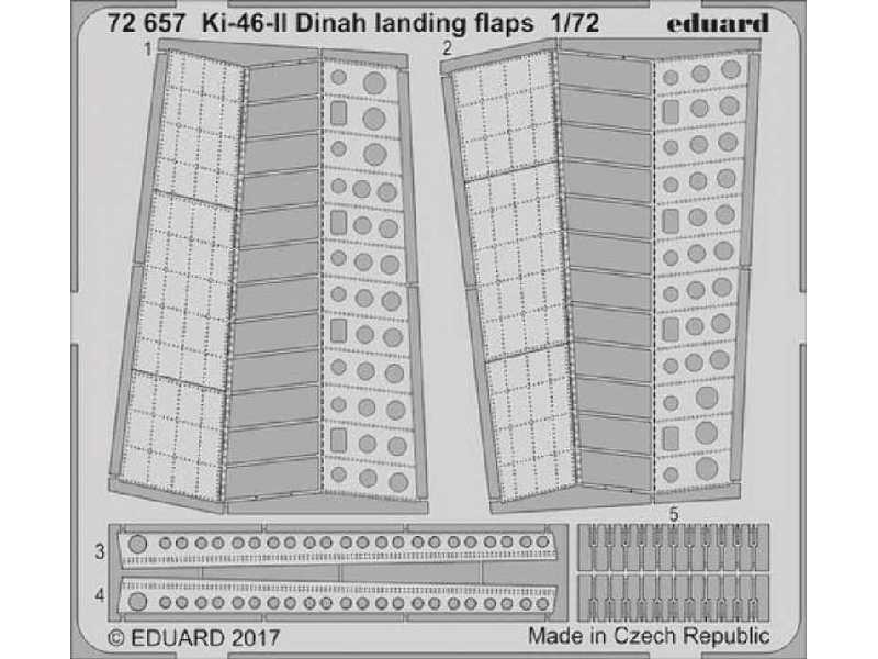 Ki-46-II Dinah landing flaps 1/72 - Hasegawa - image 1