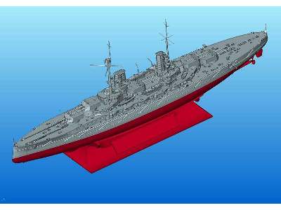 Kronprinz - WWI German Battleship - full hull & waterline - image 3