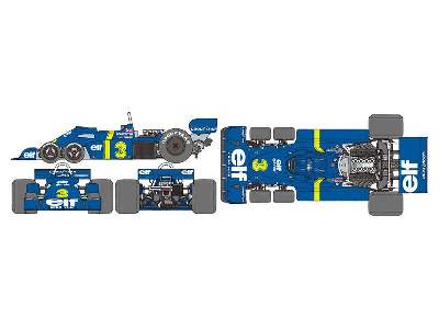 Tyrrell P34 Six Wheeler - w/Photo Etched Parts - image 7