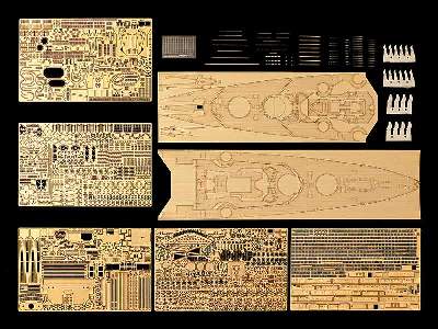 Bismarck 1941 Detail Up Set - Photo Etched Parts - image 1