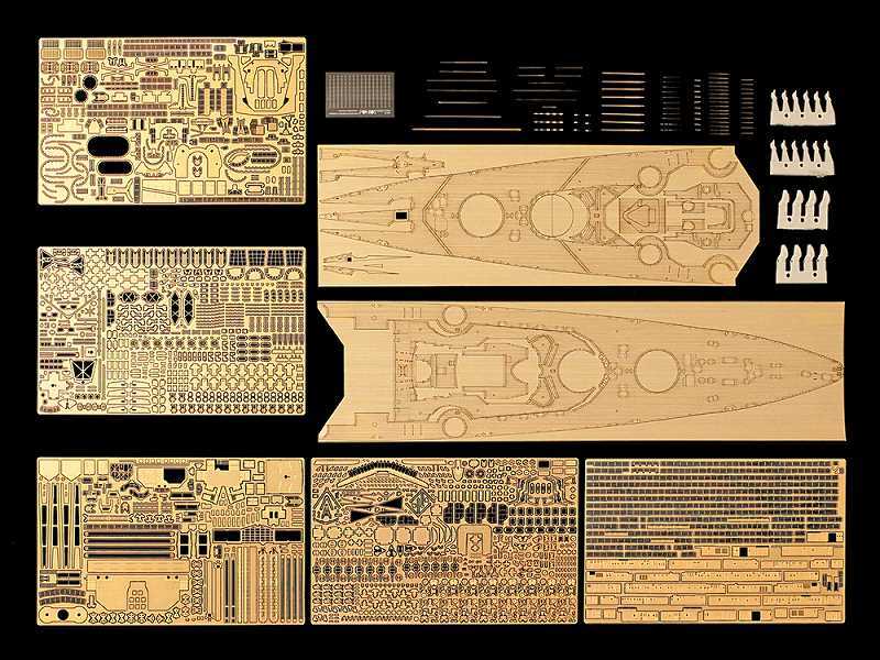 Bismarck 1941 Detail Up Set - Photo Etched Parts - image 1 Bismarck 1941 Detail Up Set - Photo Etched Parts - image 1