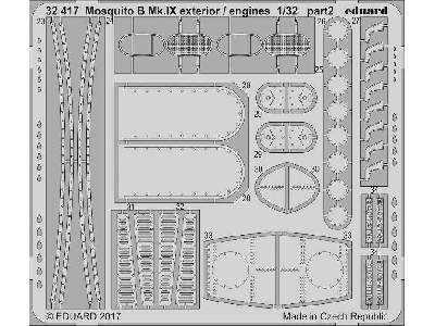 Mosquito B Mk. IX exterior / engines 1/32 - Hk Models - image 2