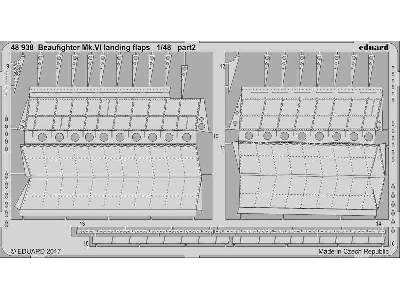 Beaufighter Mk. VI landing flaps 1/48 - Tamiya - image 2