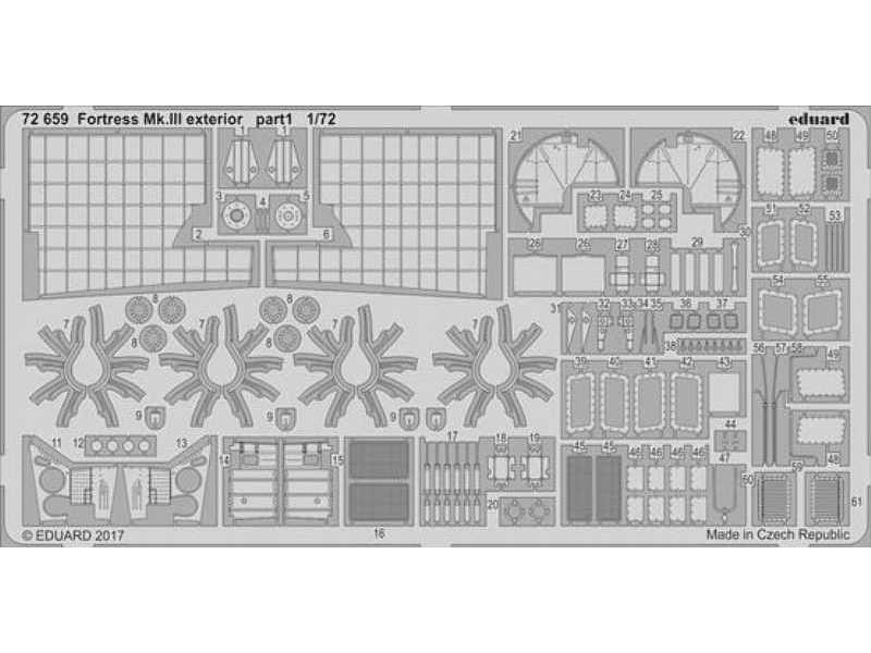 Fortress Mk. III exterior 1/72 - Airfix - image 1