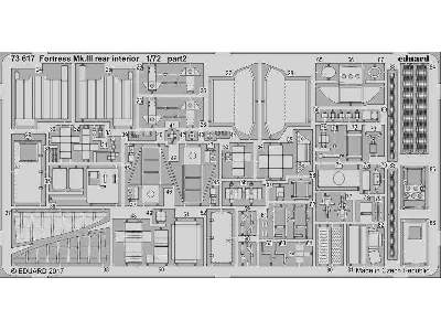 Fortress Mk. III rear interior 1/72 - Airfix - image 2