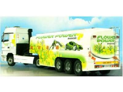 Mercedes-Benz Actros truck w/tank Flower Power - image 1