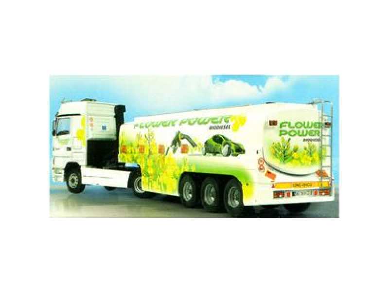 Mercedes-Benz Actros truck w/tank Flower Power - image 1