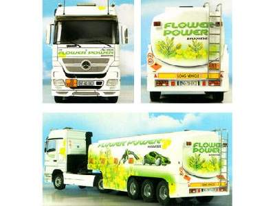 Mercedes-Benz Actros truck w/tank Flower Power - image 2