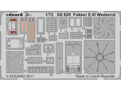 Fokker E. III Weekend 1/72 - Eduard - image 1