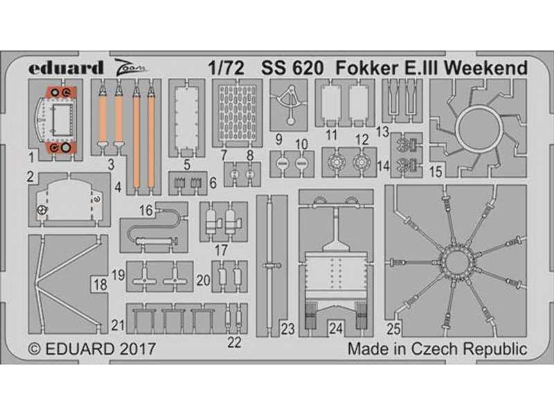 Fokker E. III Weekend 1/72 - Eduard - image 1