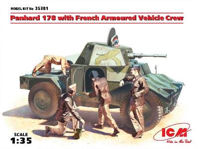 Panhard 178 with French Armoured Vehicle Crew - image 1