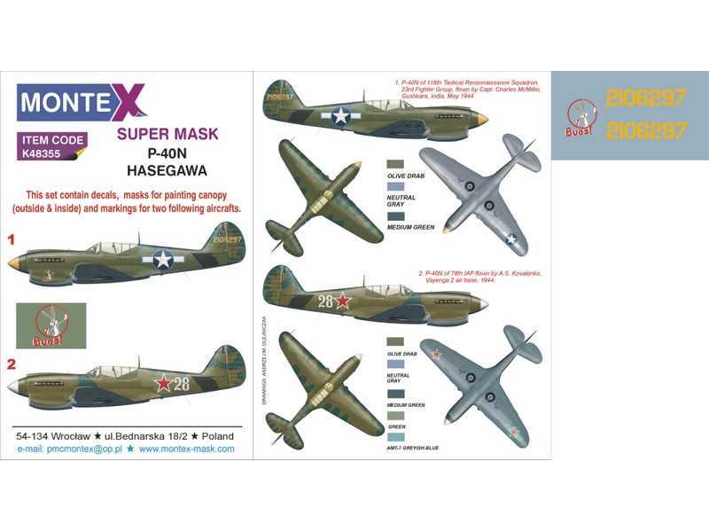 P-40n Hasegawa - image 1 P-40n Hasegawa - image 1