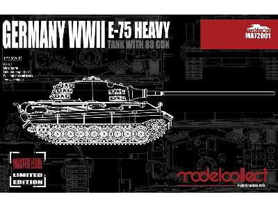 Germany WW2 E-75 Heavy Tank With 88 Gun - image 1