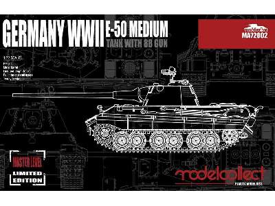 Germany WW2 E-50 Medium Tank With 88 Gun - image 1