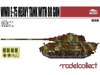 Germany WW2 E-75 Heavy Tank With 88 Gun - image 1