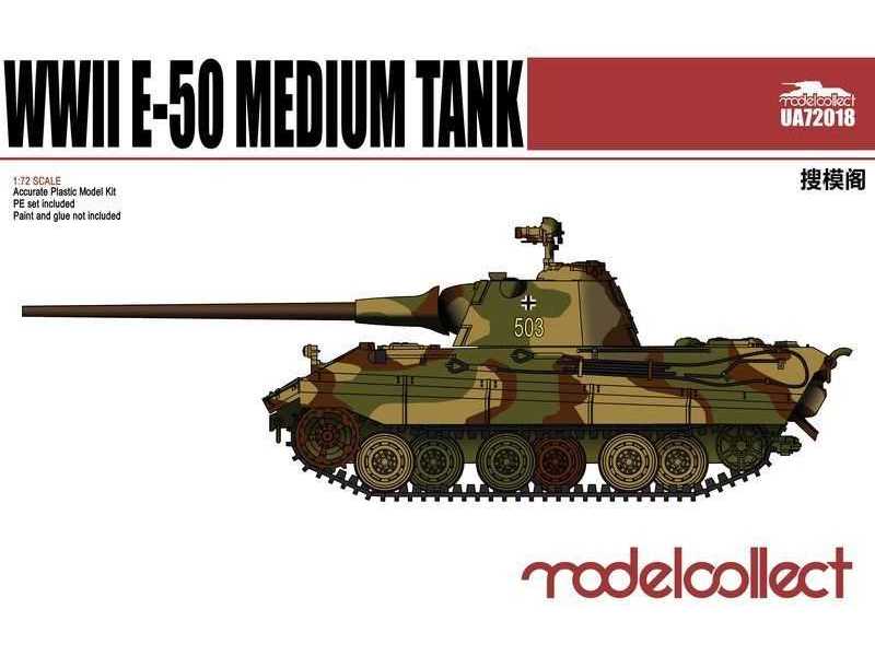 Germany WW2 E-50 Medium Tank With 88 Gun - image 1