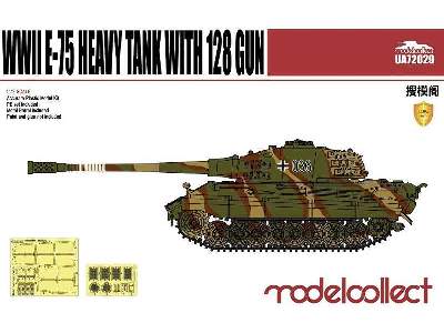 Germany WW2 E-75 Heavy Tank With 128 Gun - image 1