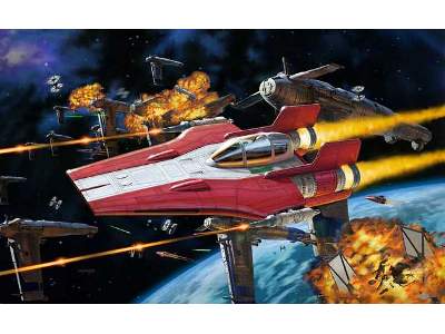 Build & Play  Resistance A-Wing Fighter, Red - image 1