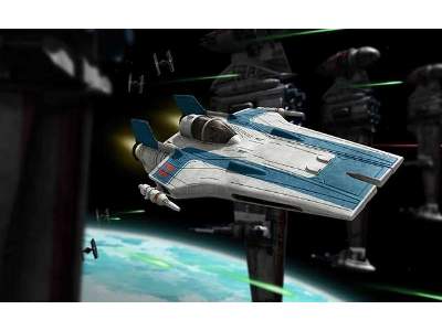 Build & Play  Resistance A-Wing Fighter, Blue - image 1