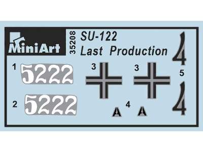 Su-122 Soviet Self-Propelled Gun Last production - Interior Kit - image 25