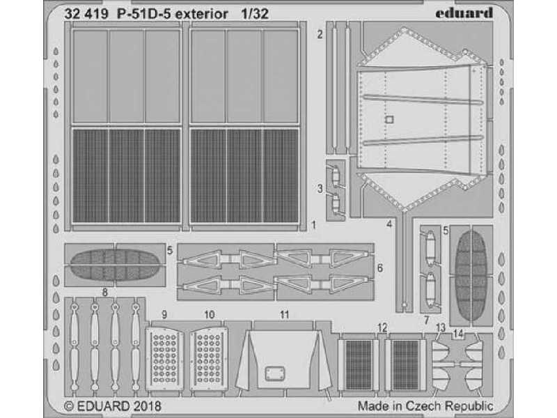 P-51D-5 exterior 1/32 - Revell - image 1