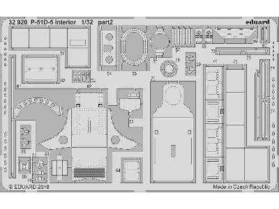 P-51D-5 interior 1/32 - Revell - image 2