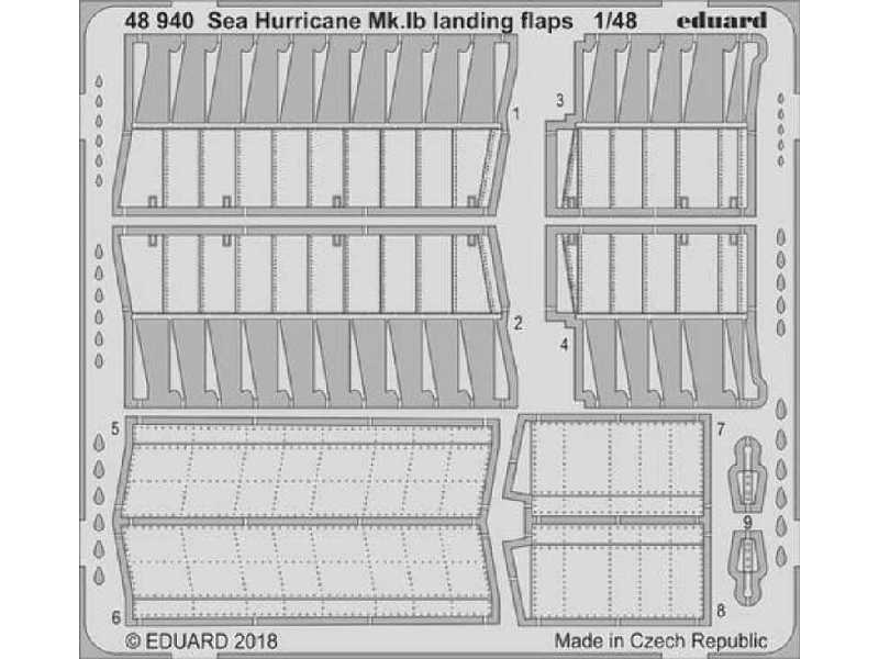Sea Hurricane Mk. Ib landing flaps 1/48 - Airfix - image 1 Sea Hurricane Mk. Ib landing flaps 1/48 - Airfix - image 1