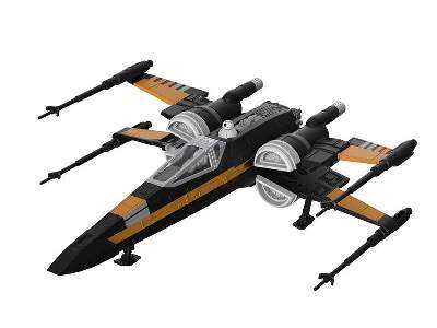 Build & Play  Poe's Boosted X-Wing Fighter - image 7