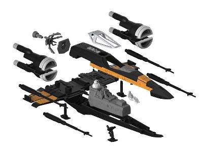 Build & Play  Poe's Boosted X-Wing Fighter - image 8