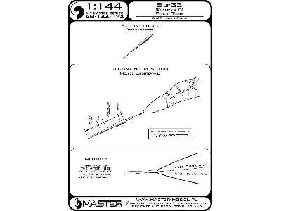 Su-33 (Flanker D) - Rurka Pitota - image 1