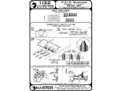 P-51d Mustang - Zestaw Detali - Uzbrojenie I Celownik - image 1