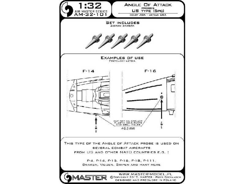 Sondy Angle Of Attack - Wersja Amerykańska (5 Szt.) - image 1