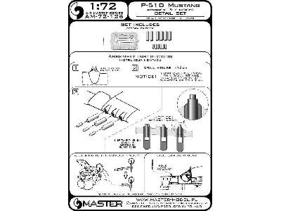 P-51d Mustang - Zestaw Detali - Uzbrojenie I Celownik - image 5
