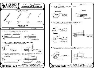 Uzbrojenie R.N. Zara &#8211; Lufy 203mm (8 Szt.), 100mm (12 Szt. - image 7