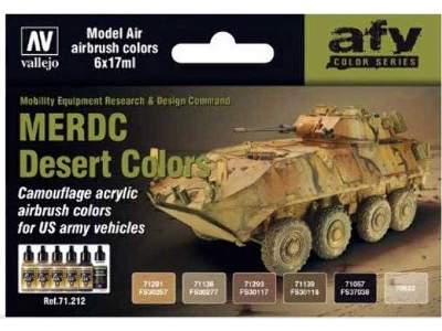 Model Air Color Set MERDC Desert Colors - 6 pcs. - image 1
