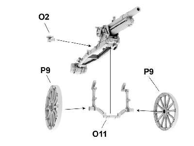 Polish howitzer 100 mm wz. 14/19 early version - image 4