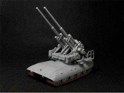 German WWII E-100 Super Heavy Panzer With 128mm Flak 40 Zwilling - image 3