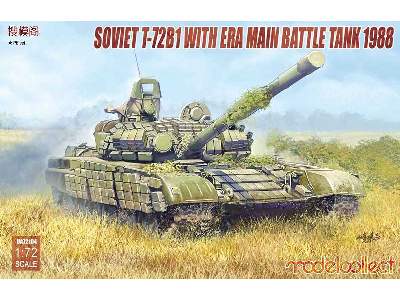 Soviet T-72b1 With Era Main Battle Tank 1988 - image 1
