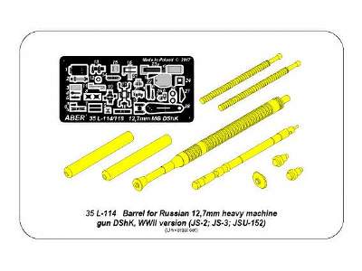 Barrel for 12,7mm machine gun DShK WWII ver. JS-2 JS-3 JSU-152 - image 23