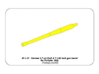 German 3.7 cm KwK A 7 L/42 tank gun barrel for Pz.Kpfw. 38(t) - image 8