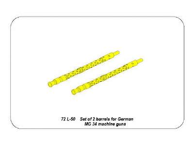 Set of 2 barrels for German machine guns MG34 - image 6