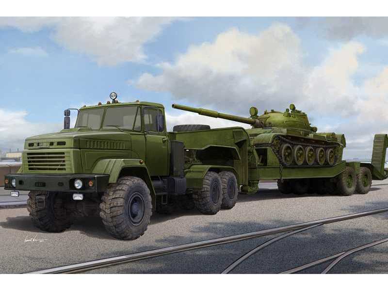 Ukraine KrAZ-6446 Tractor w/MAZ/ChMZAP-5247G semitrailer w/tank - image 1