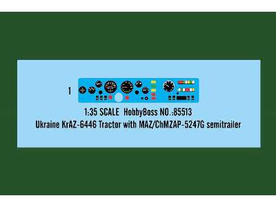 Ukraine KrAZ-6446 Tractor w/MAZ/ChMZAP-5247G semitrailer w/tank - image 3