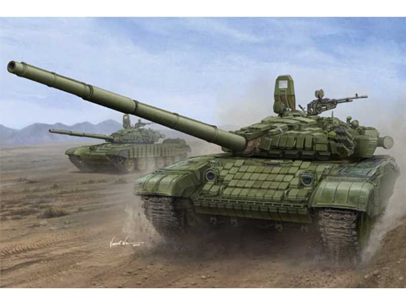 T-72B1 - czołg sowiecki z pancerzem reaktywnym kontakt-1 - image 1